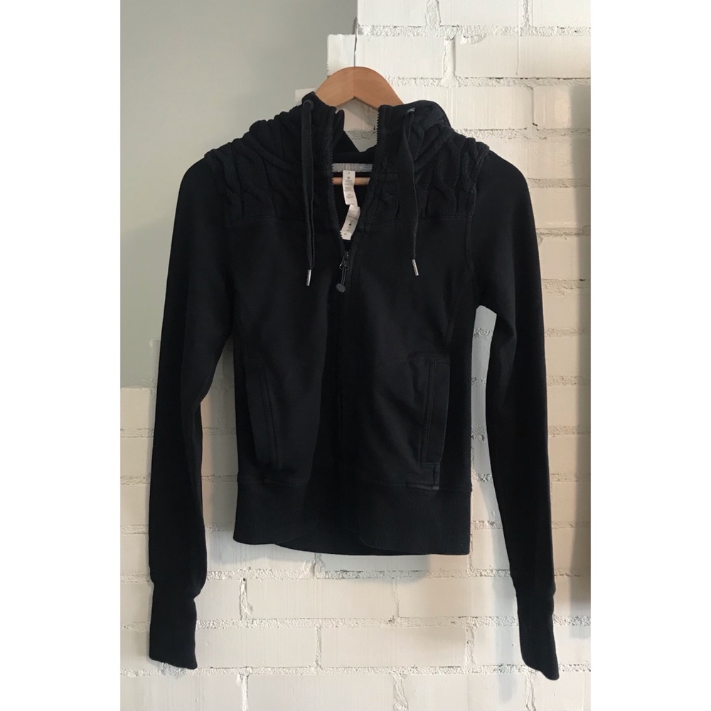 Lululemon scuba hoodie with sweater knit hood - Picture 4 of 6